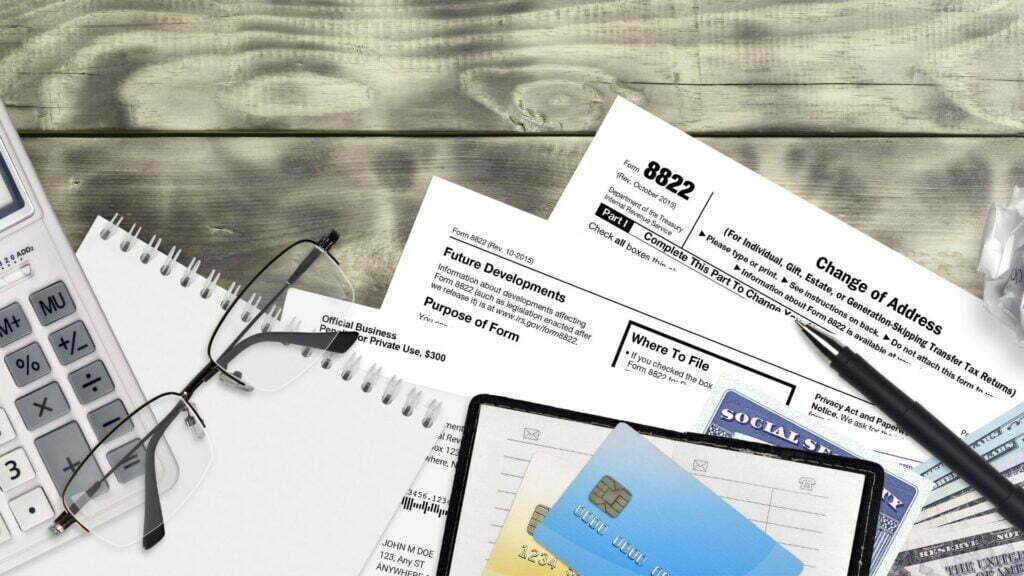 IRS tax papers